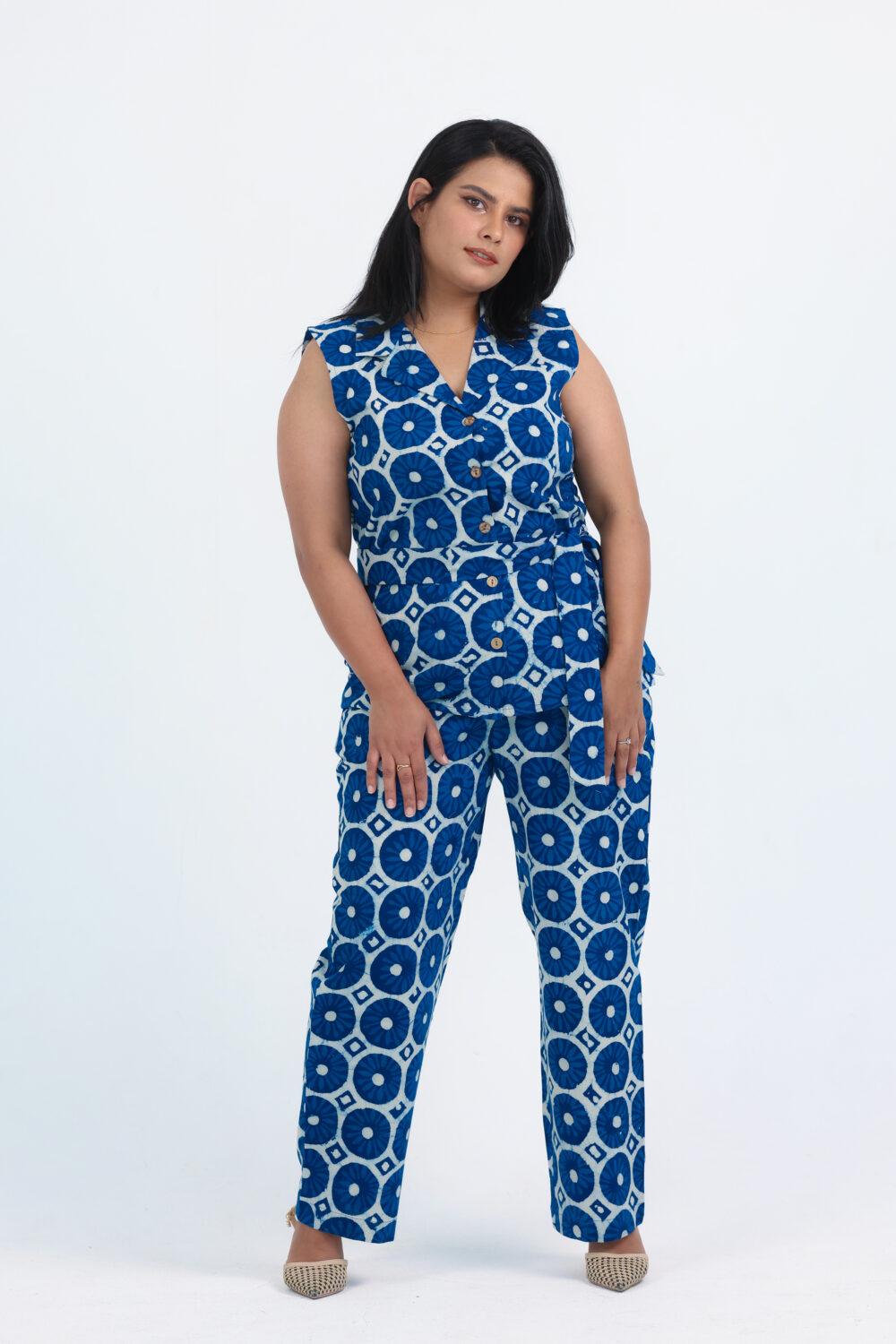 Handblock printed co-ord set - Image 3