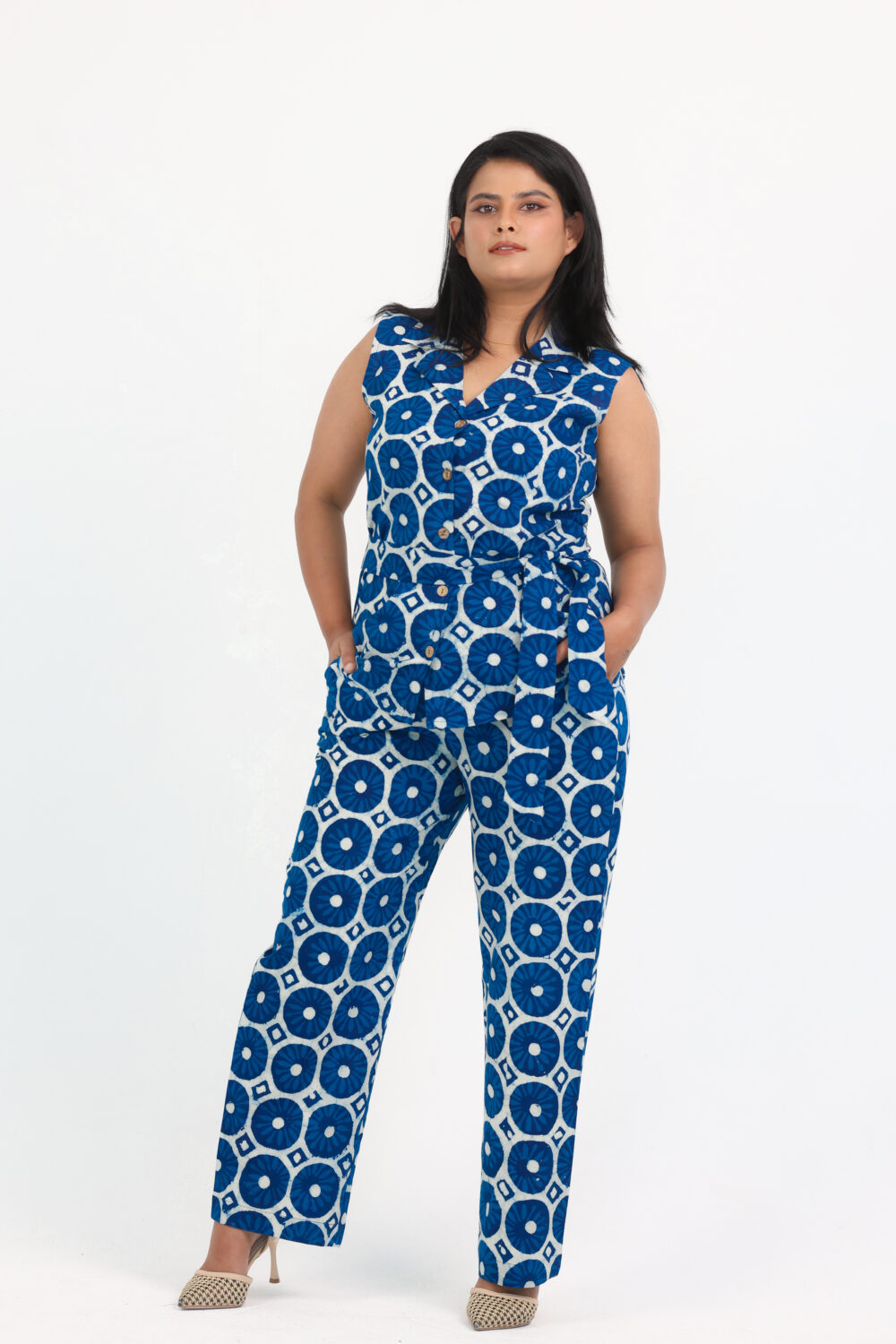 Handblock printed co-ord set
