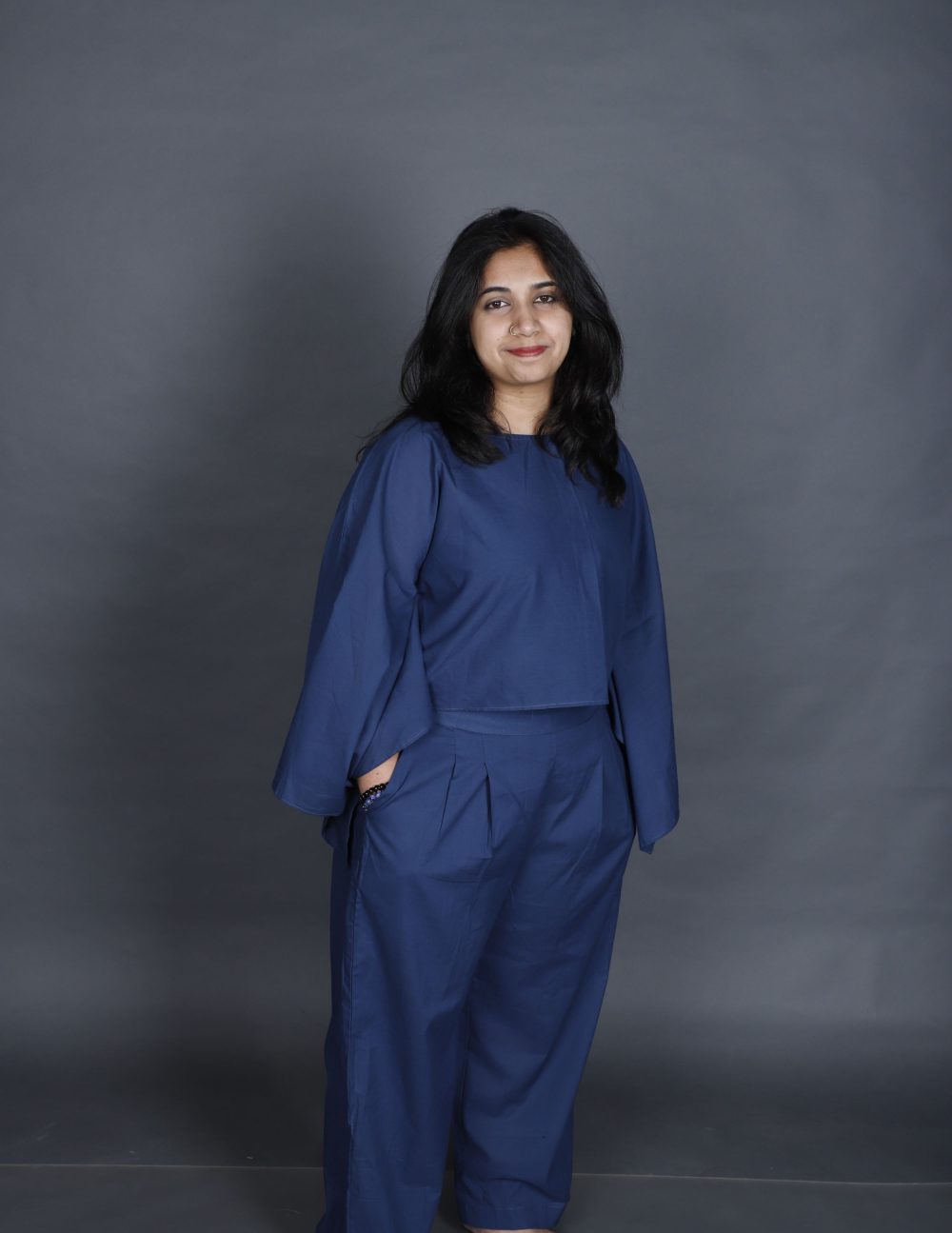 Indigo blue co-ord set